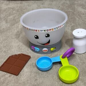 Fisher Price Laugh & Learn Mixing Bowl Set Replacement Tested Works Partial